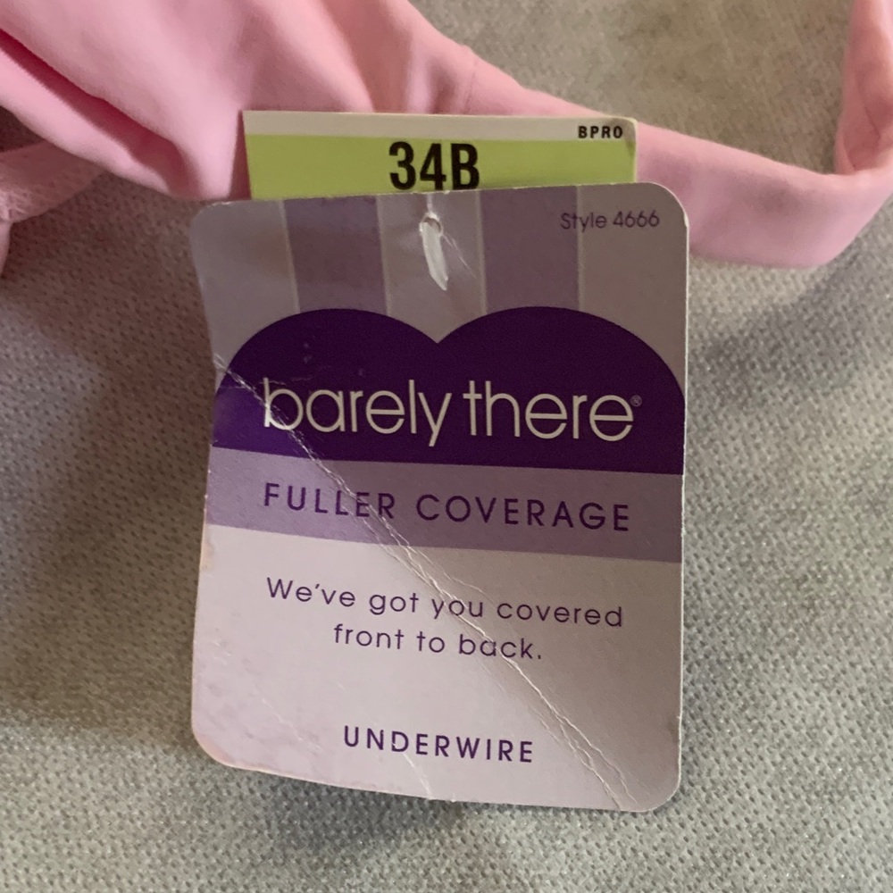 NWT Barely There Soft Pink Bra - Picture 2 of 5